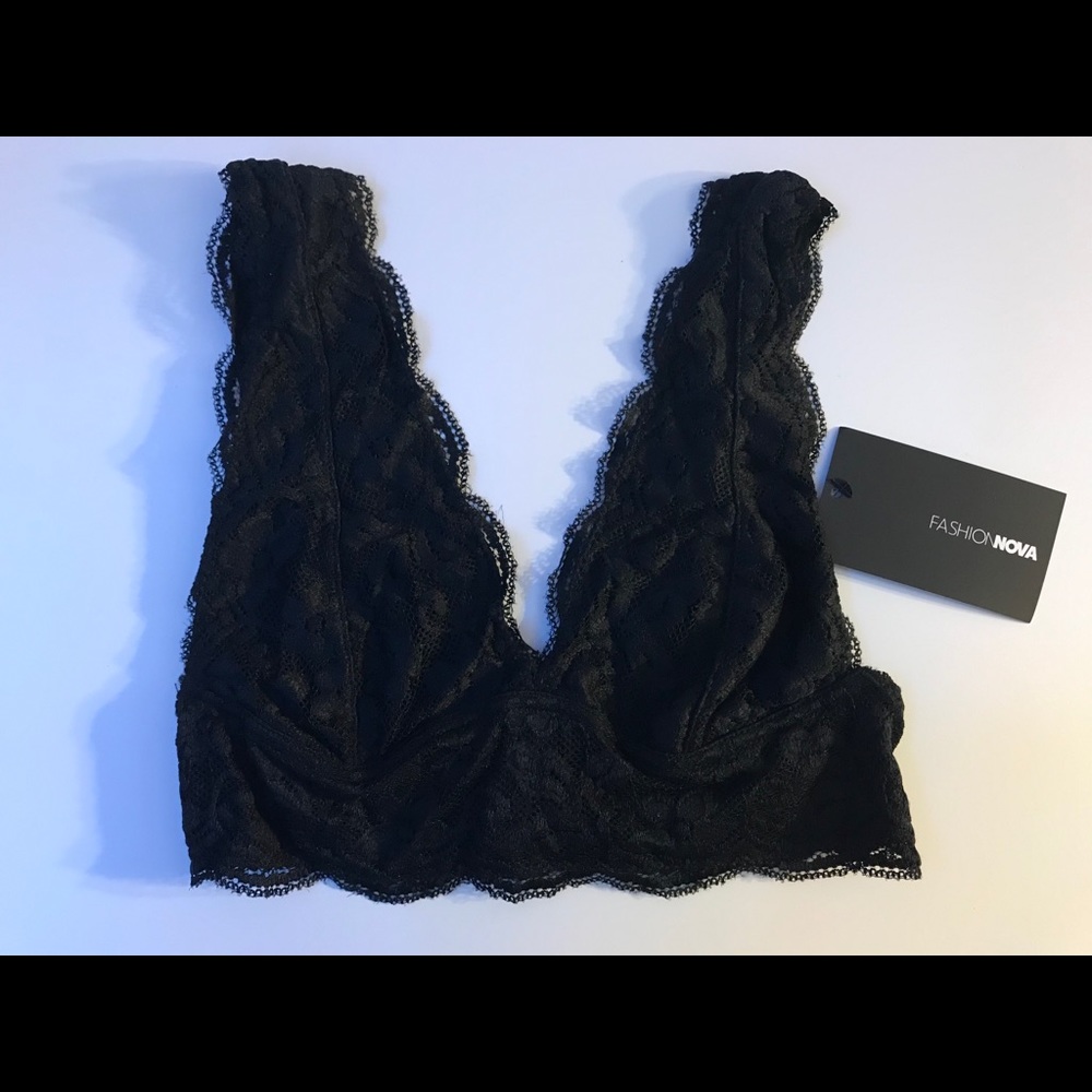 Fashion Nova Black Bralette